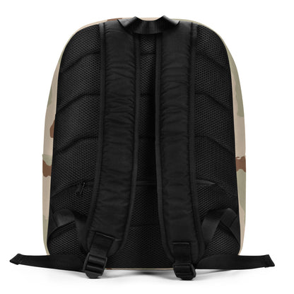 Three-Color Desert Camo Laptop Backpack _ Concealing Coloration