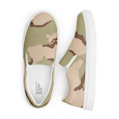 Three-Color Desert Camo Men's Slip-On Sneaker