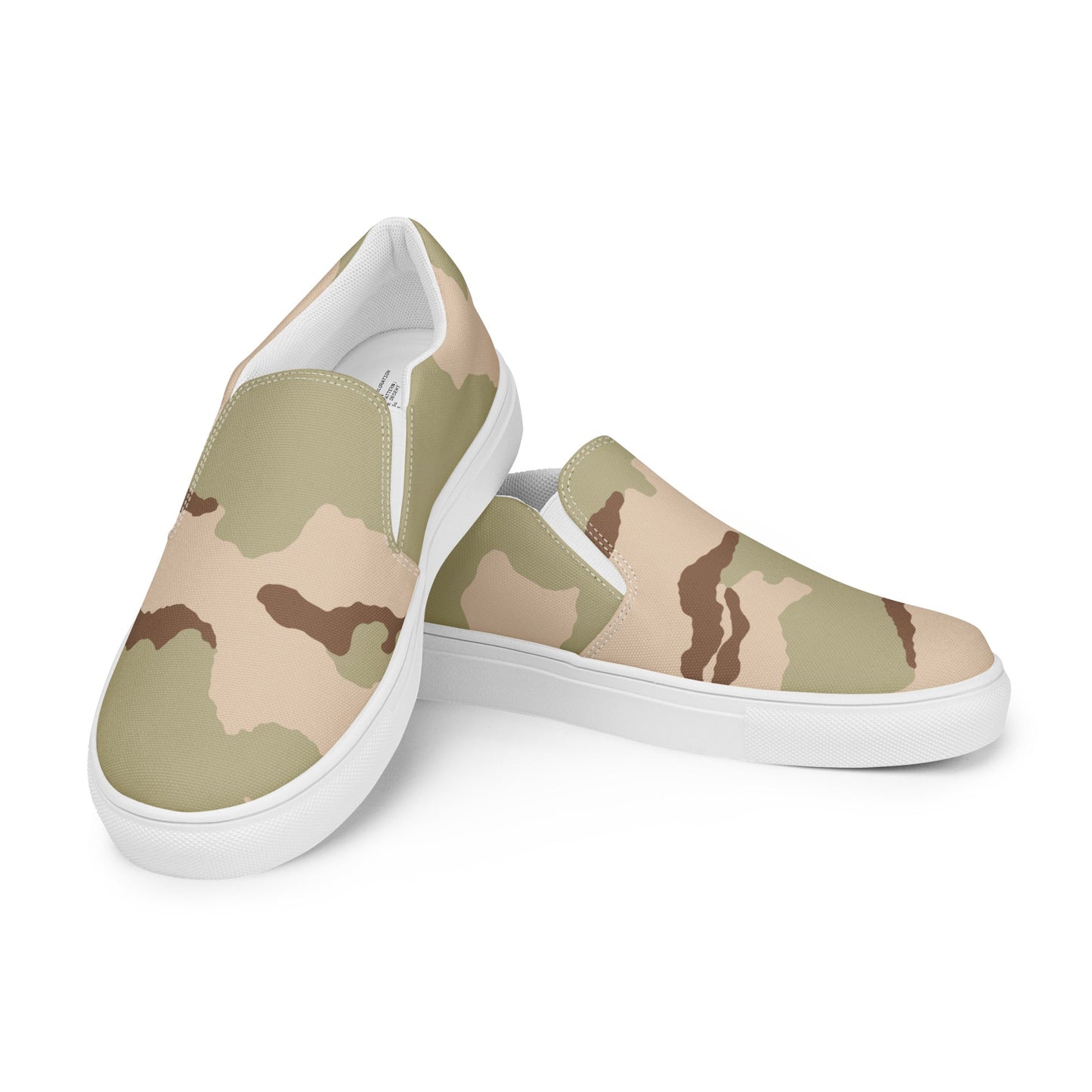 Three-Color Desert Camo Men's Slip-On Sneaker