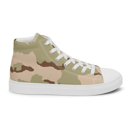 Three-Color Desert Camo Men's Sneaker Hi