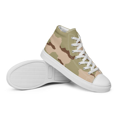 Three-Color Desert Camo Men's Sneaker Hi