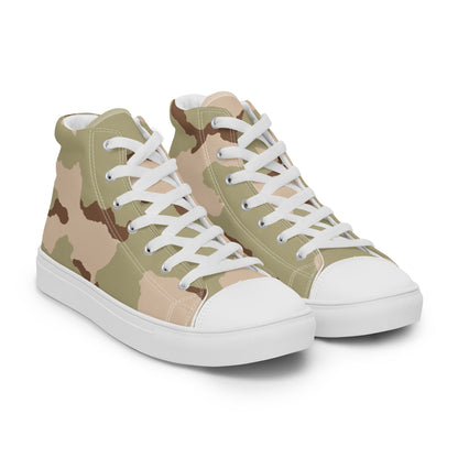 Three-Color Desert Camo Men's Sneaker Hi