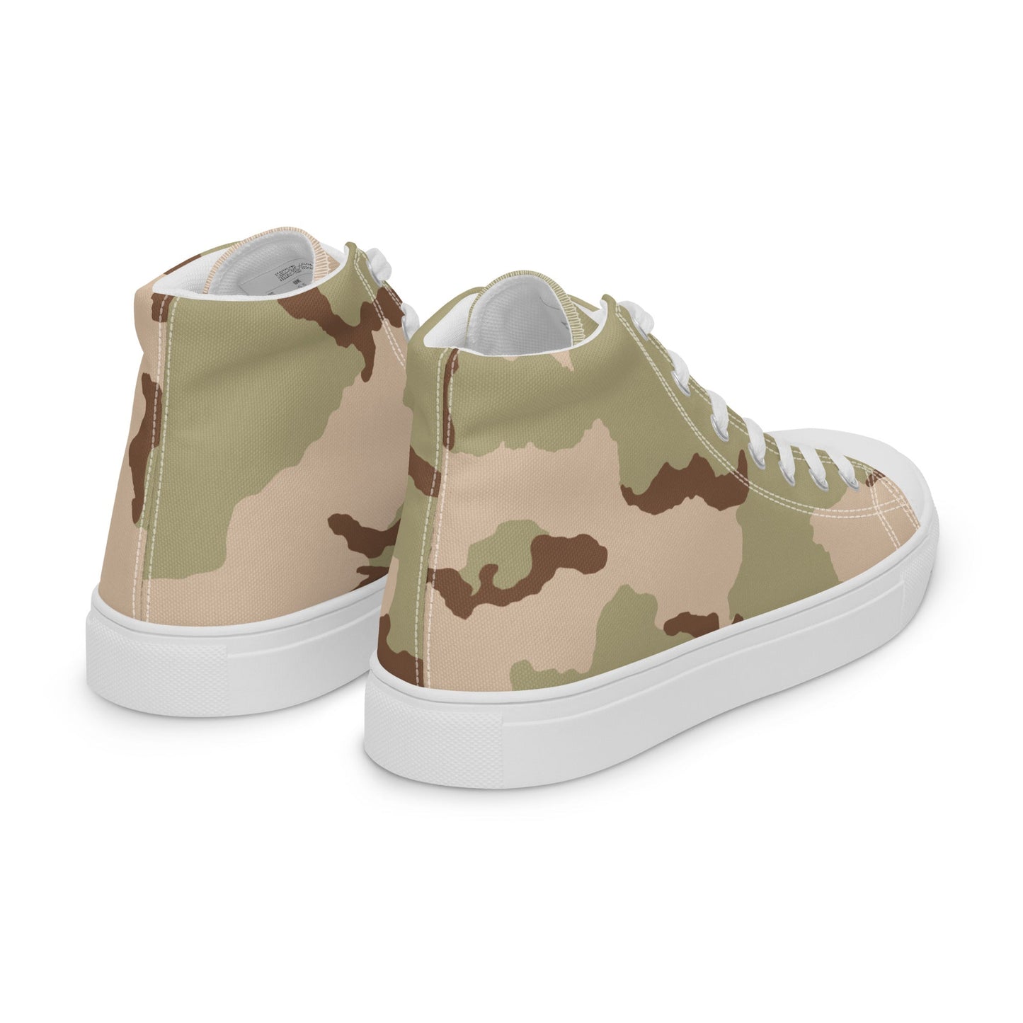 Three-Color Desert Camo Men's Sneaker Hi