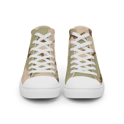 Three-Color Desert Camo Men's Sneaker Hi