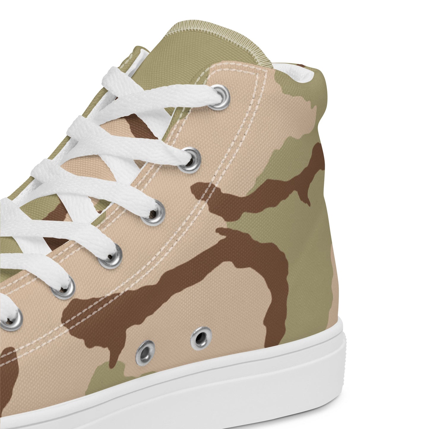 Three-Color Desert Camo Men's Sneaker Hi