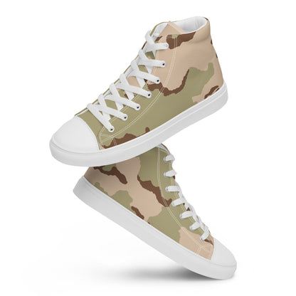 Three-Color Desert Camo Men's Sneaker Hi