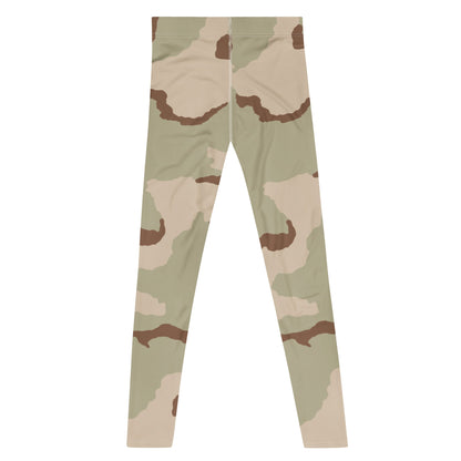 Three-Color Desert Camo Men's Leggings _ Concealing Coloration