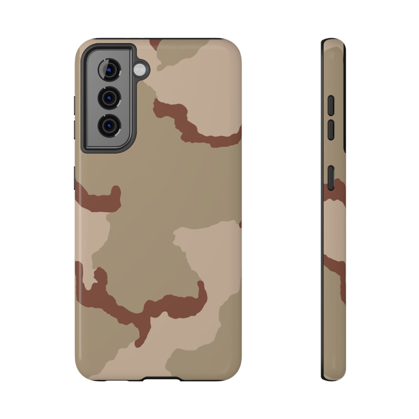 Three-Color Desert Camo Samsung Galaxy S21 Field Case