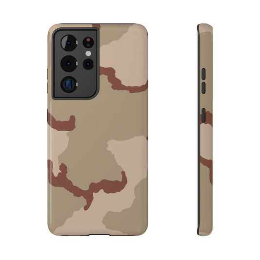 Three-Color Desert Camo Samsung Galaxy S21 Ultra Field Case