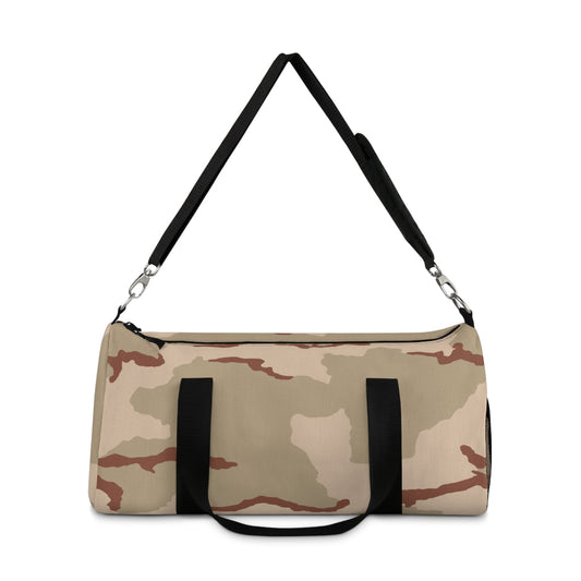 Three-Color Desert Camo Small Duffel Bag