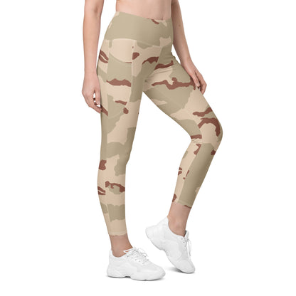 Three-Color Desert Camo Tech Leggings