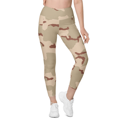 Three-Color Desert Camo Tech Leggings