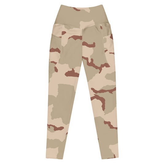 Three-Color Desert Camo Tech Leggings