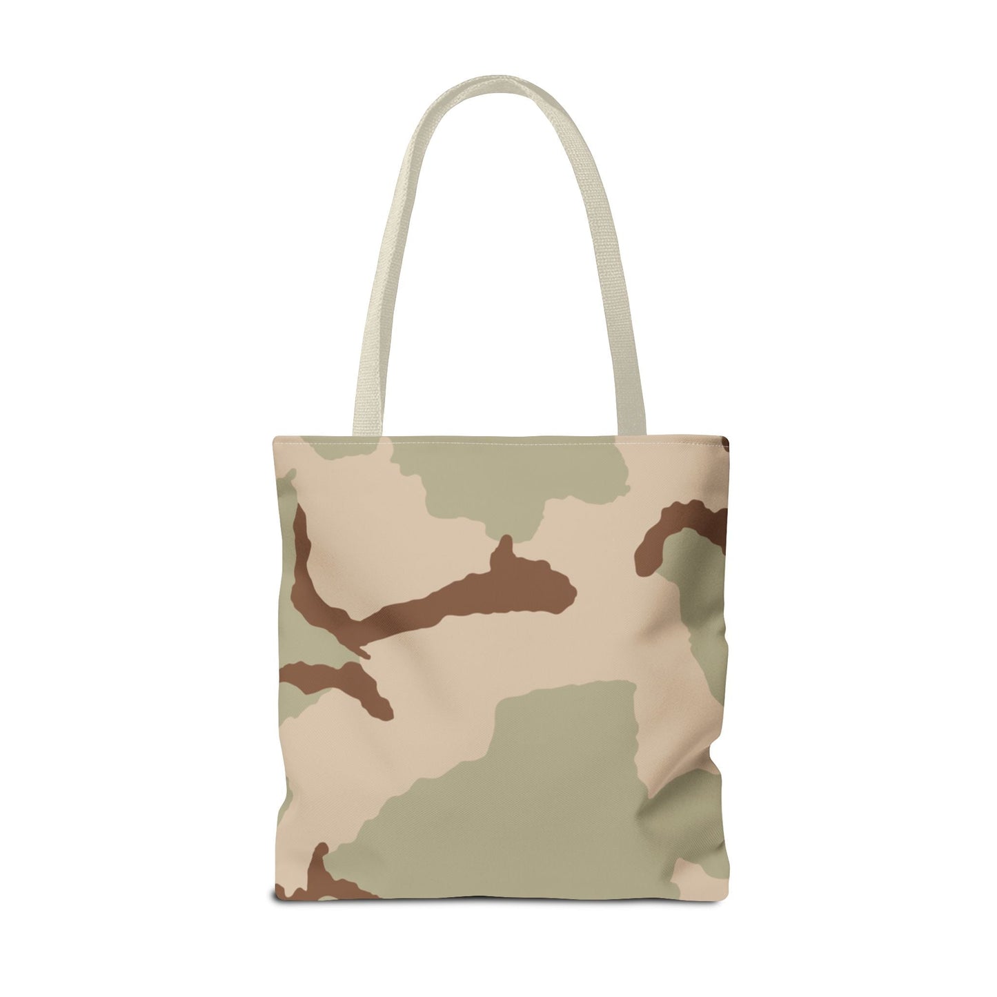 Three-Color Desert Camo Vertical Tote Bag