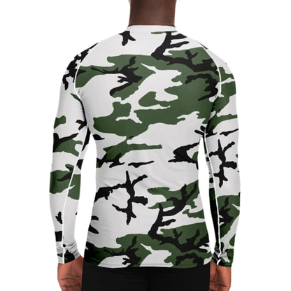 Three-Color Snow Camo Men's Long-sleeve Base Layer