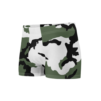 Three-Color Snow Camo Boxer Briefs _ Concealing Coloration