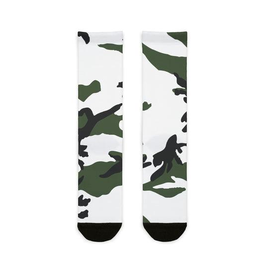 Three-Color Snow Camo Socks _ Concealing Coloration