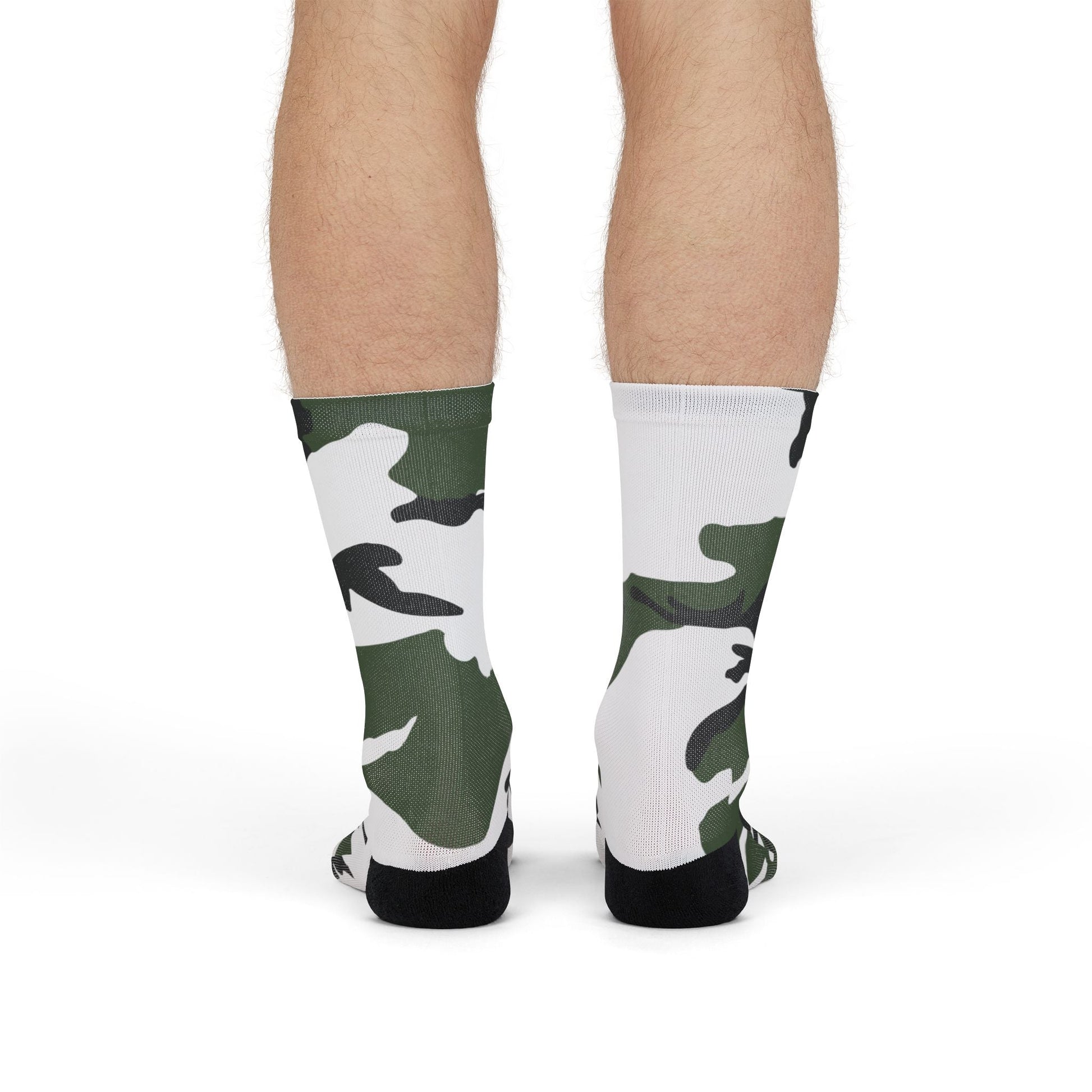 Three-Color Snow Camo Socks _ Concealing Coloration