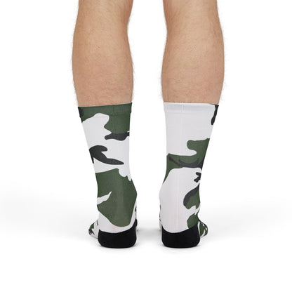 Three-Color Snow Camo Socks _ Concealing Coloration