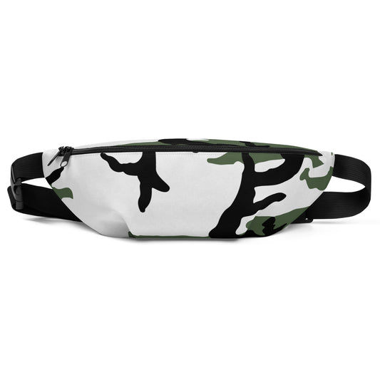 Three-Color Snow Camo Waistpack _ Concealing Coloration