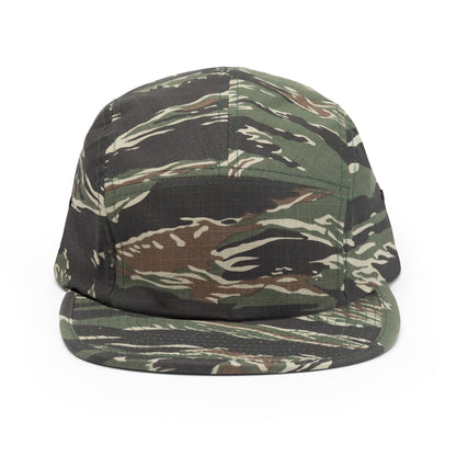 Tiger Stripe Camo Ripstop 5 Panel Cap