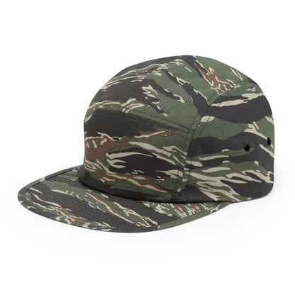 Tiger Stripe Camo Ripstop 5 Panel Cap