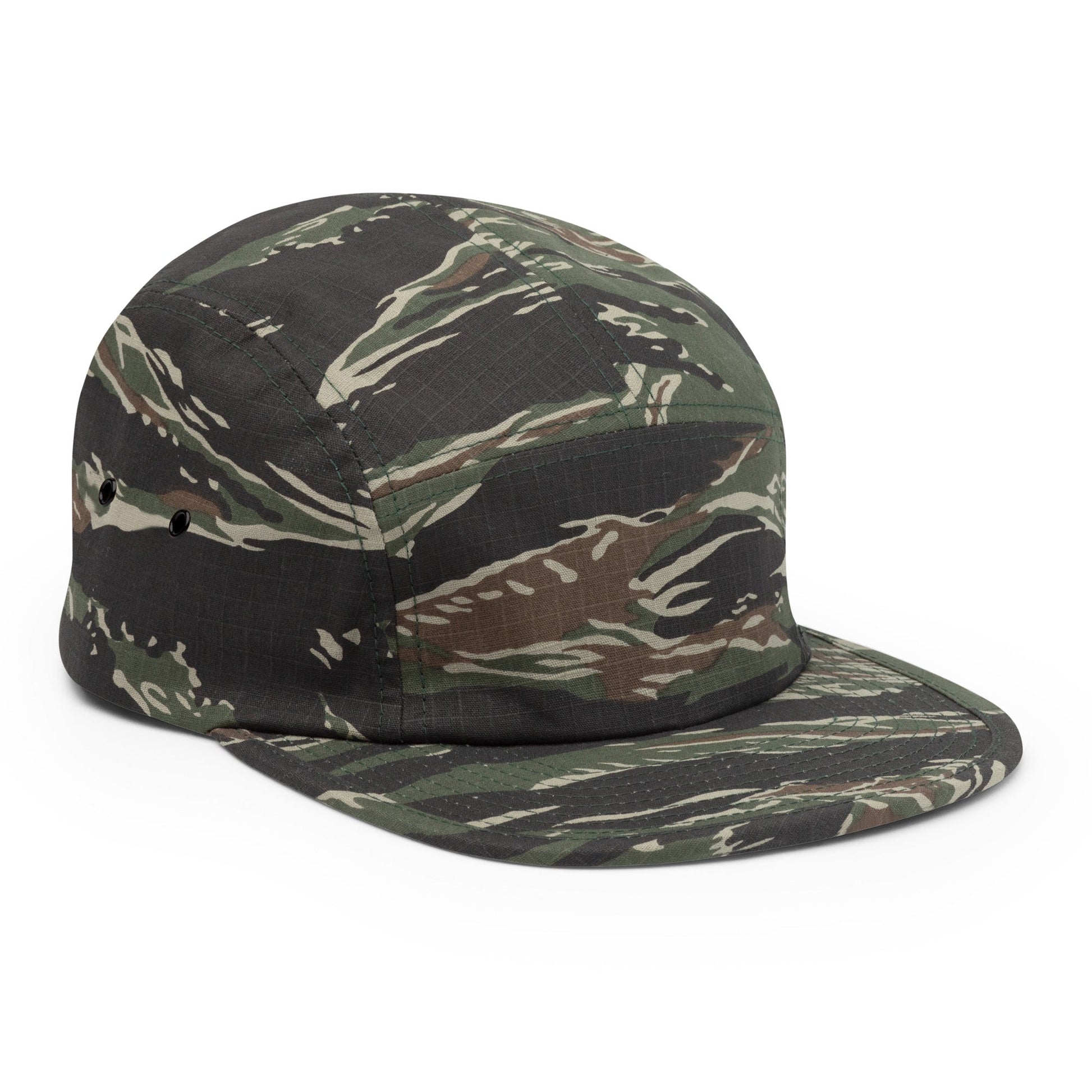 Tiger Stripe Camo Ripstop 5 Panel Cap