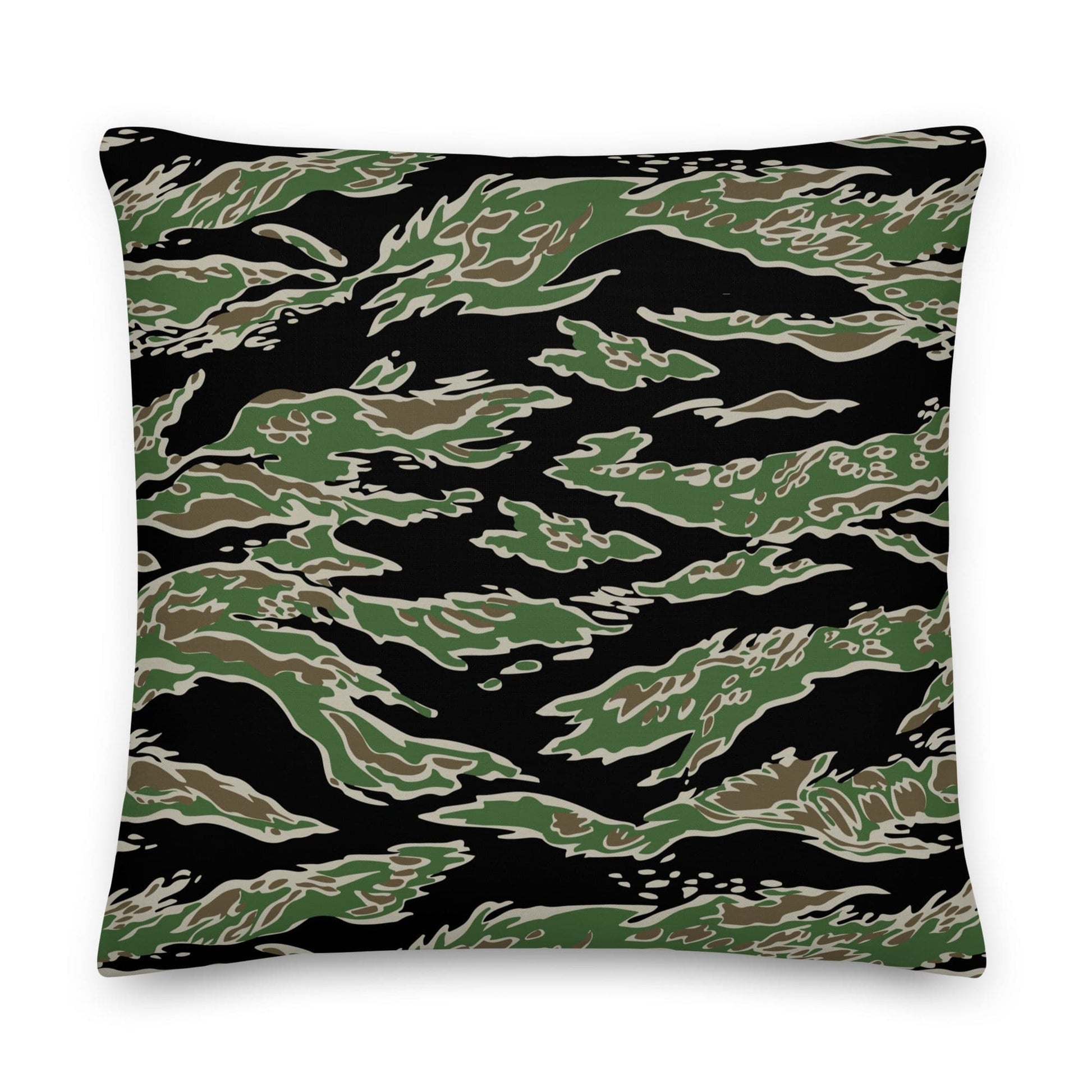 Tiger Stripe LLS Camo 22" Throw Pillow _ Concealing Coloration