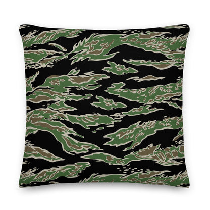 Tiger Stripe LLS Camo 22" Throw Pillow _ Concealing Coloration