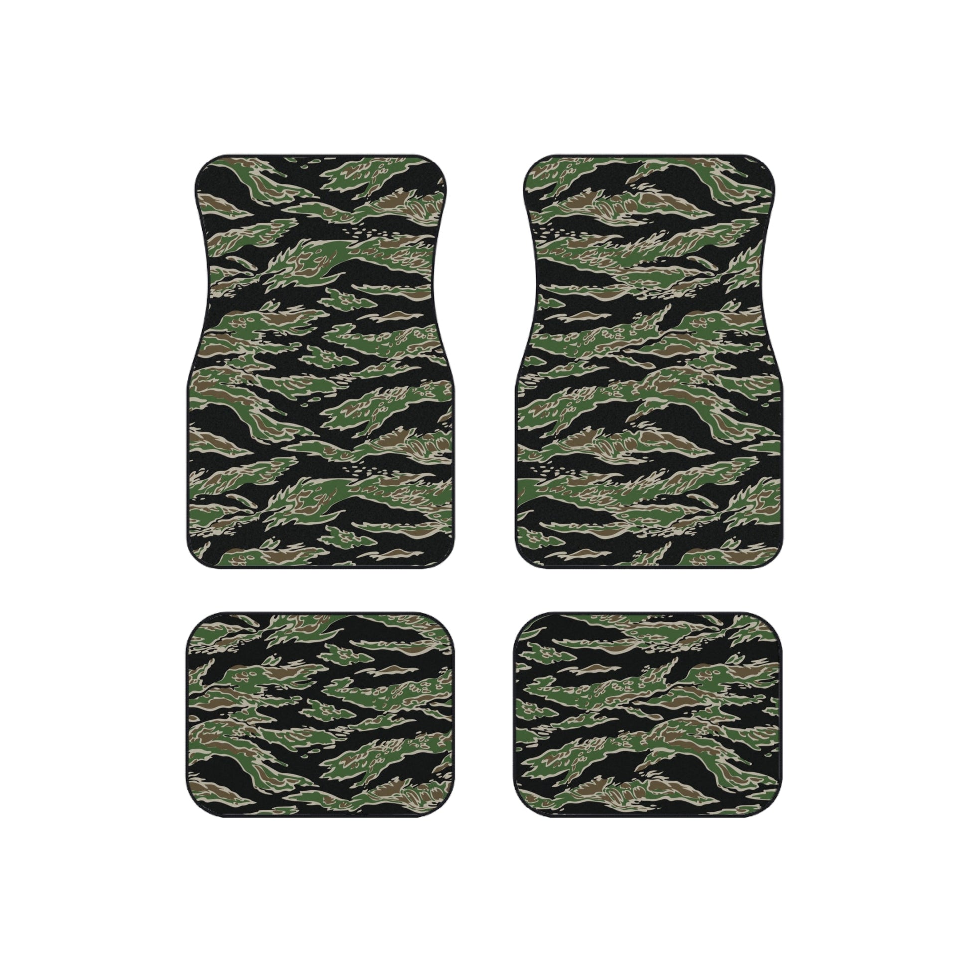 Tiger Stripe LLS Camo All-Weather Car Mats (Set of 4) _ Concealing Coloration