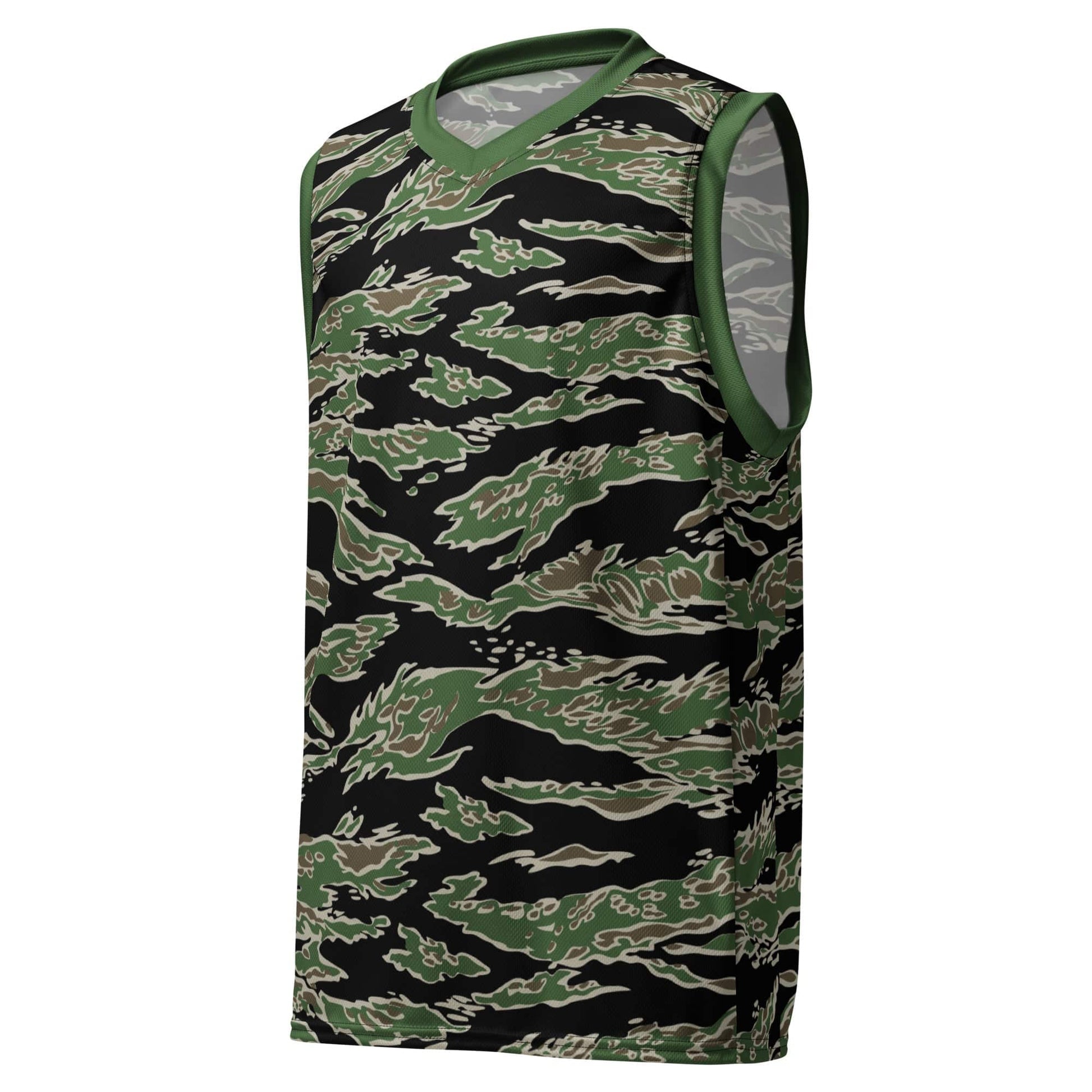 Tiger Stripe LLS Camo Basketball Jersey - Concealing Coloration