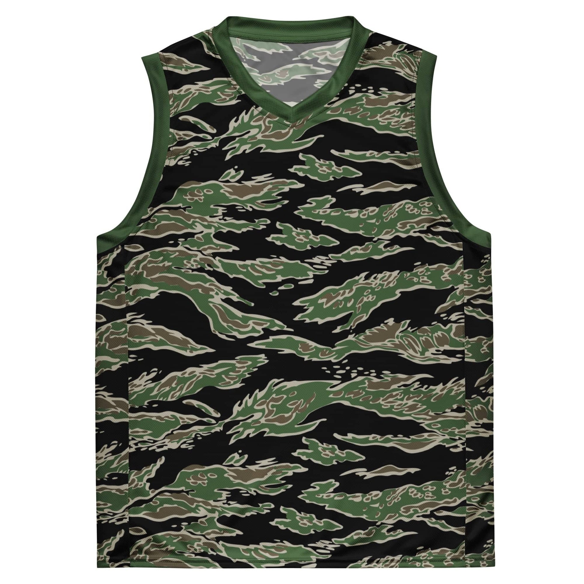 Tiger Stripe LLS Camo Basketball Jersey - Concealing Coloration