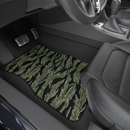 Tiger Stripe LLS Camo Front Seat Car Mats (Set of 2) _ Concealing Coloration