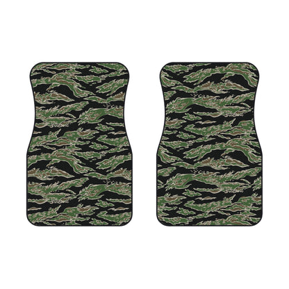 Tiger Stripe LLS Camo Front Seat Car Mats (Set of 2) _ Concealing Coloration