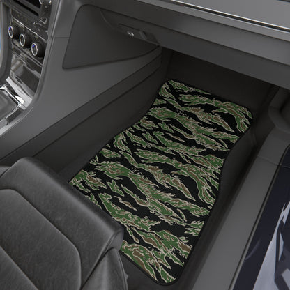 Tiger Stripe LLS Camo Front Seat Car Mats (Set of 2) _ Concealing Coloration