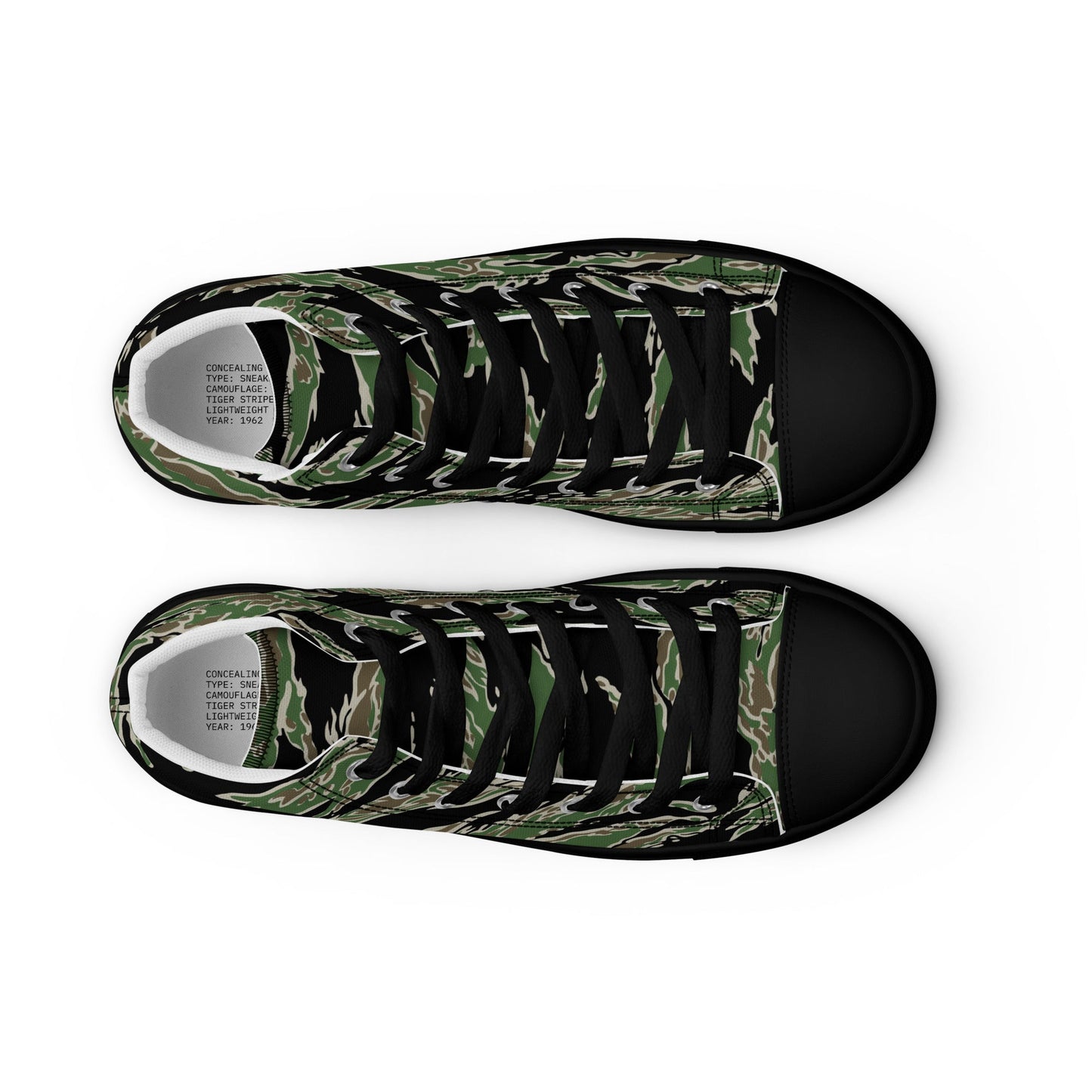 Tiger Stripe LLS Camo Men's Sneaker Hi w/ Black Outsole