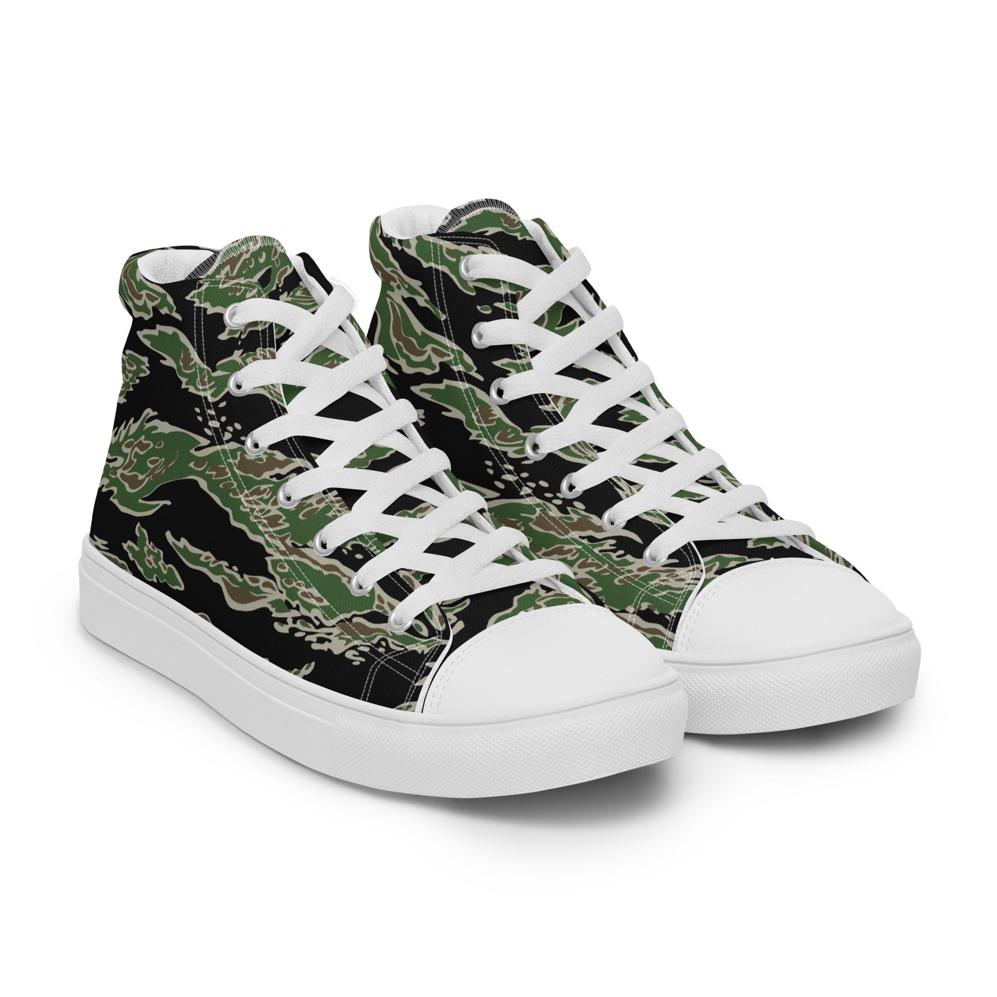 Tiger Stripe LLS Camo Men's Sneaker Hi - White