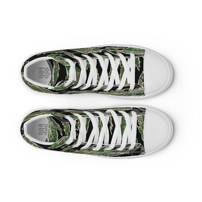 Tiger Stripe LLS Camo Men's Sneaker Hi - White