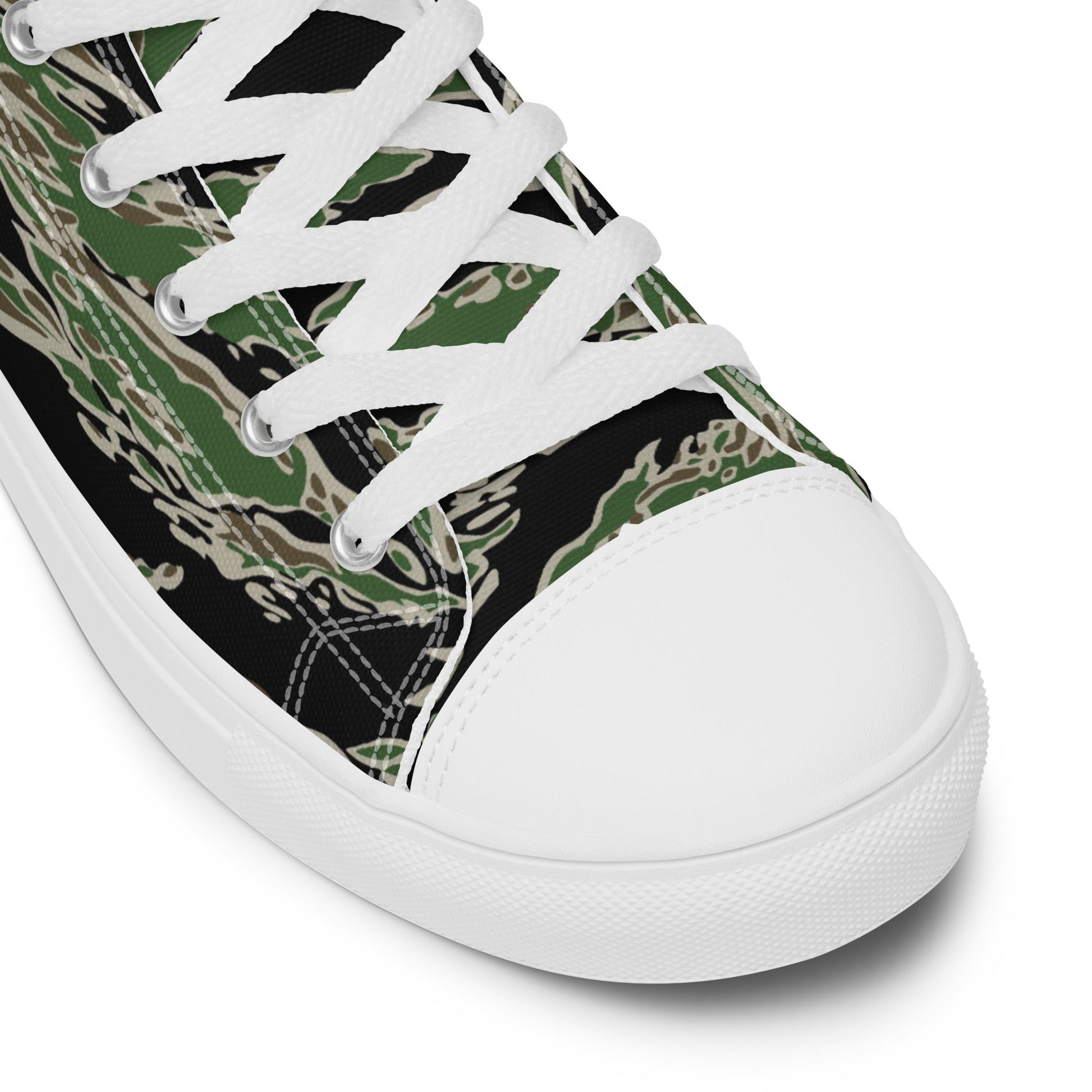 Tiger Stripe LLS Camo Men's Sneaker Hi - White