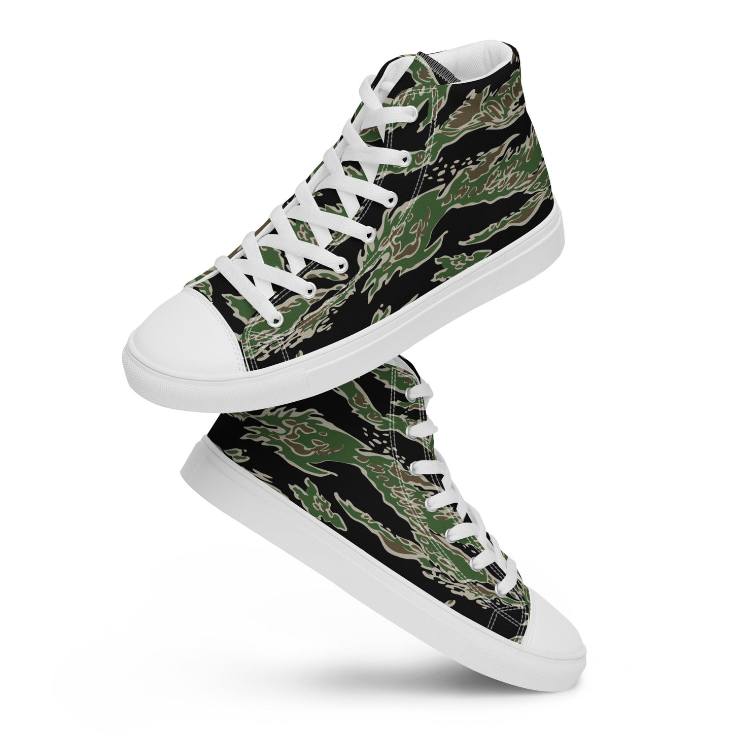 Tiger Stripe LLS Camo Men's Sneaker Hi - White