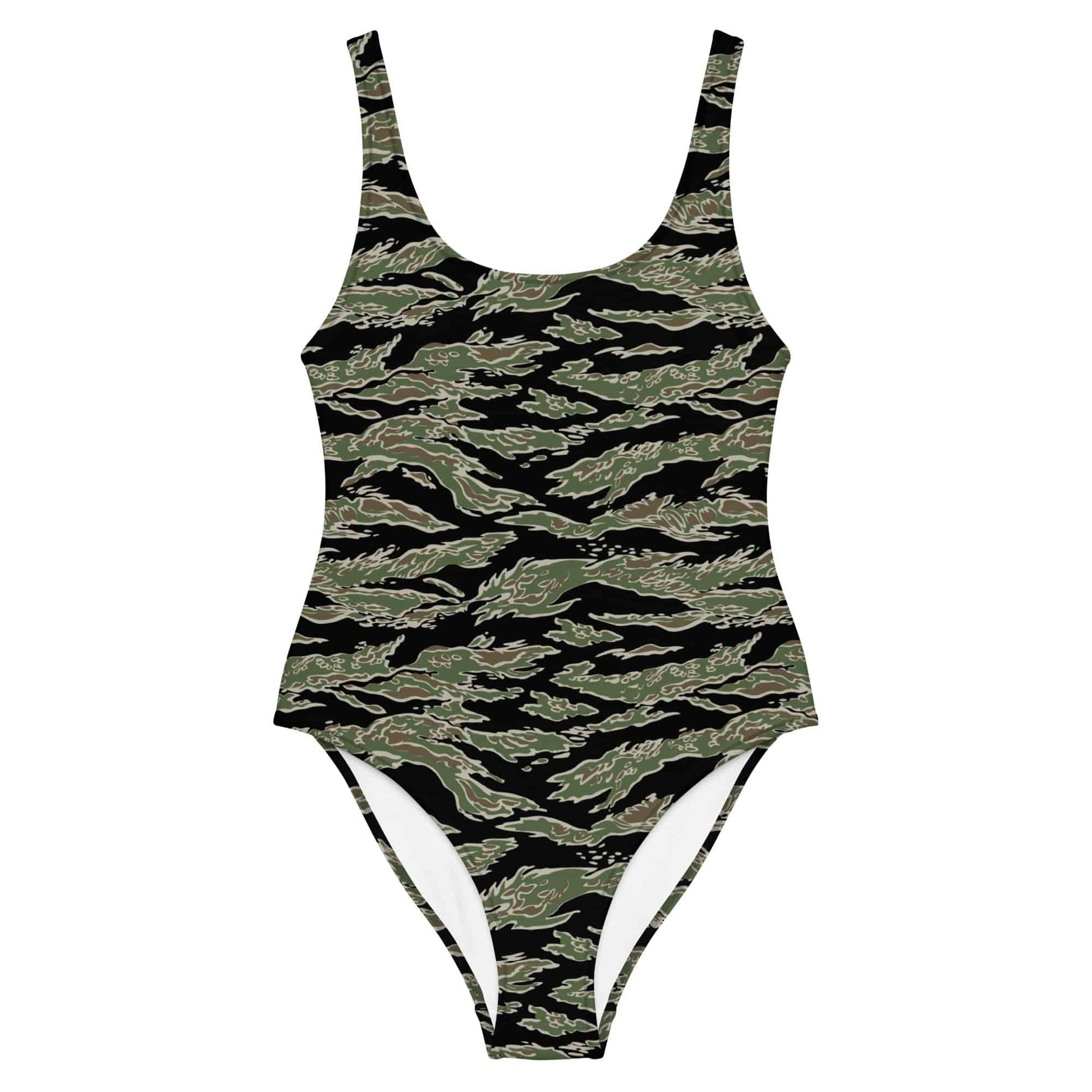 Tiger Stripe LLS Camo One-Piece Swimsuit _ Concealing Coloration