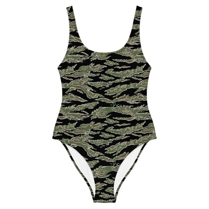 Tiger Stripe LLS Camo One-Piece Swimsuit _ Concealing Coloration