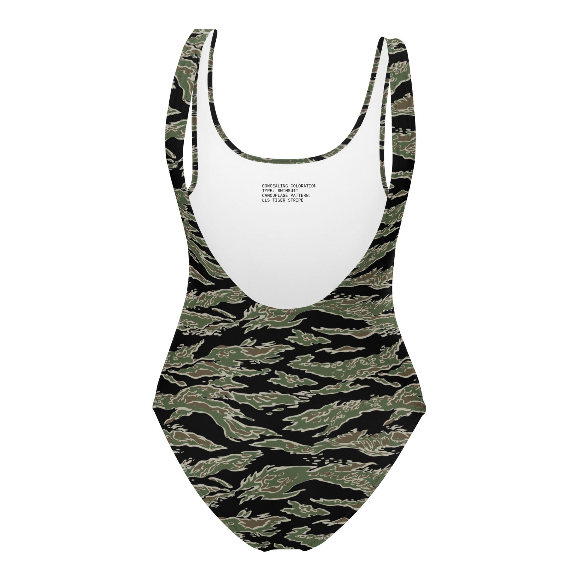 Tiger Stripe LLS Camo One-Piece Swimsuit _ Concealing Coloration