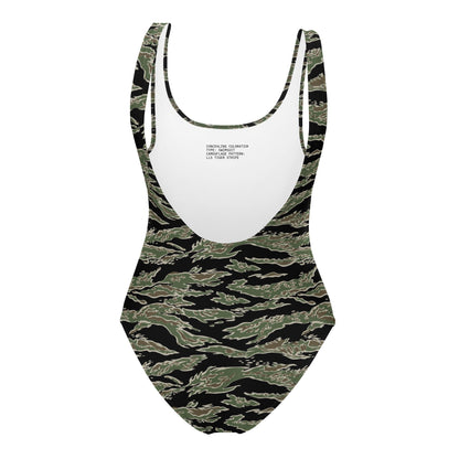 Tiger Stripe LLS Camo One-Piece Swimsuit _ Concealing Coloration