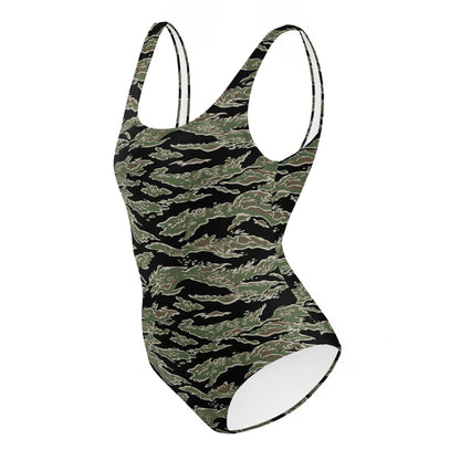 Tiger Stripe LLS Camo One-Piece Swimsuit _ Concealing Coloration