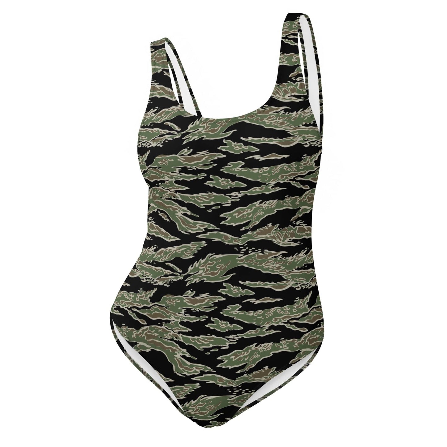 Tiger Stripe LLS Camo One-Piece Swimsuit _ Concealing Coloration