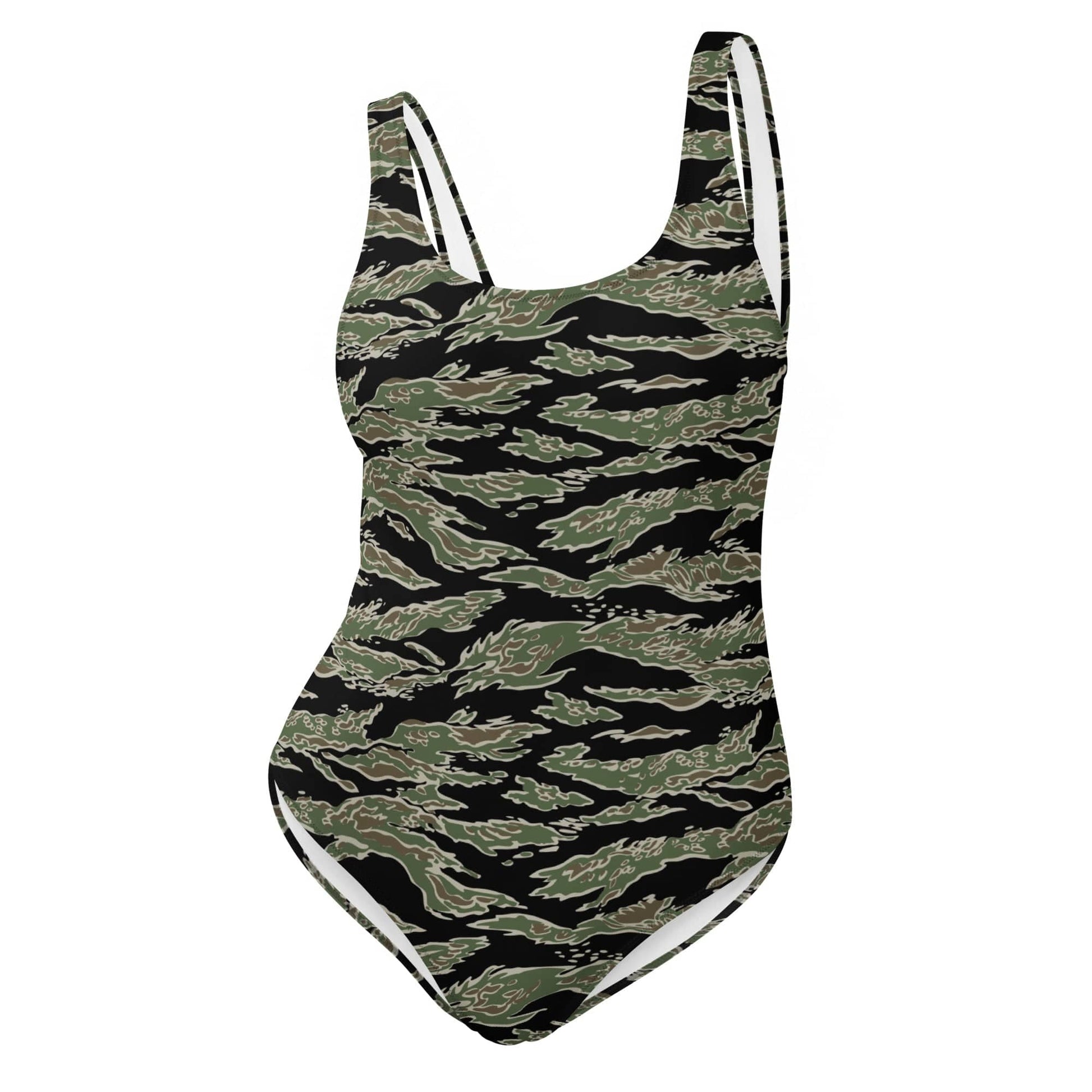 Tiger Stripe LLS Camo One-Piece Swimsuit _ Concealing Coloration