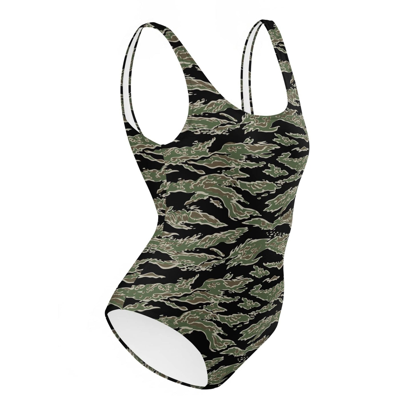 Tiger Stripe LLS Camo One-Piece Swimsuit _ Concealing Coloration