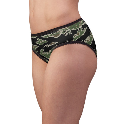 Tiger Stripe LLS Camo Panties - side on model