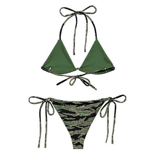 Tiger Stripe LLS Camo String Bikini Set